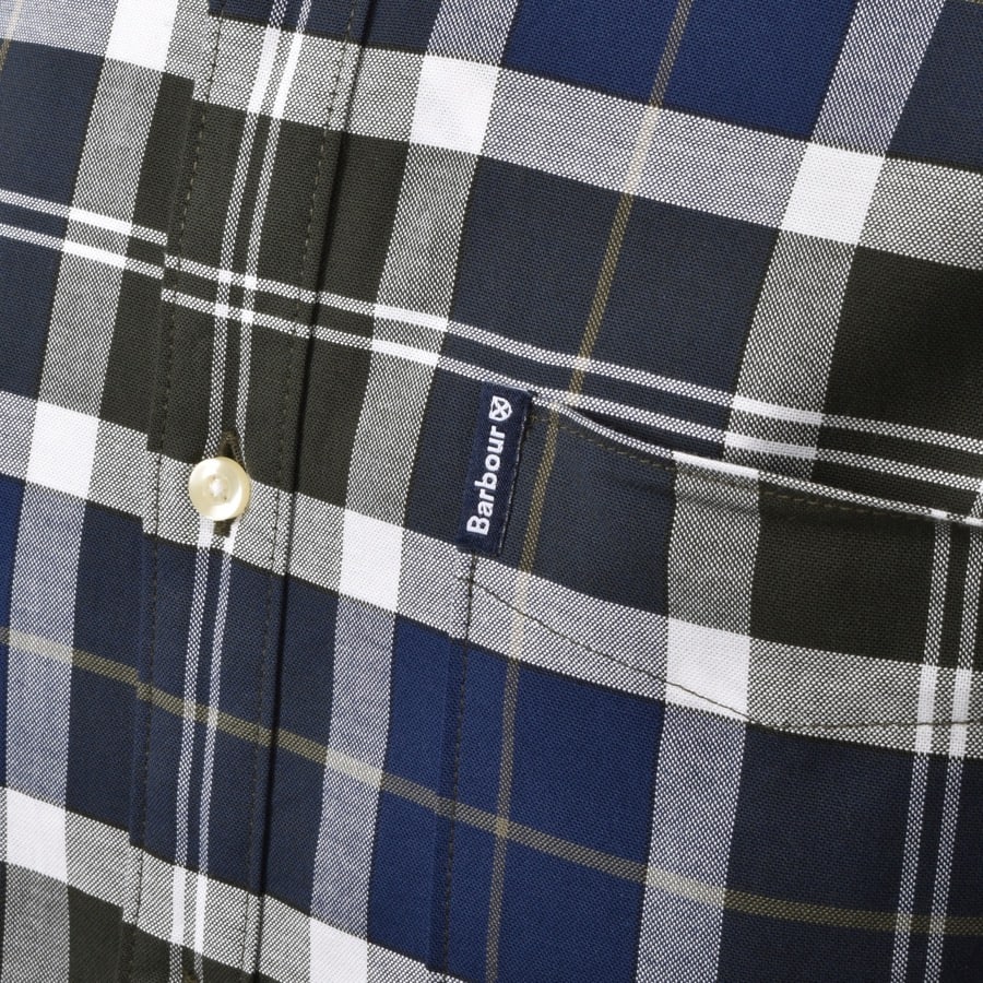 Alternative Image for ProductBarbour Long Sleeved Tartan Shirt Green3